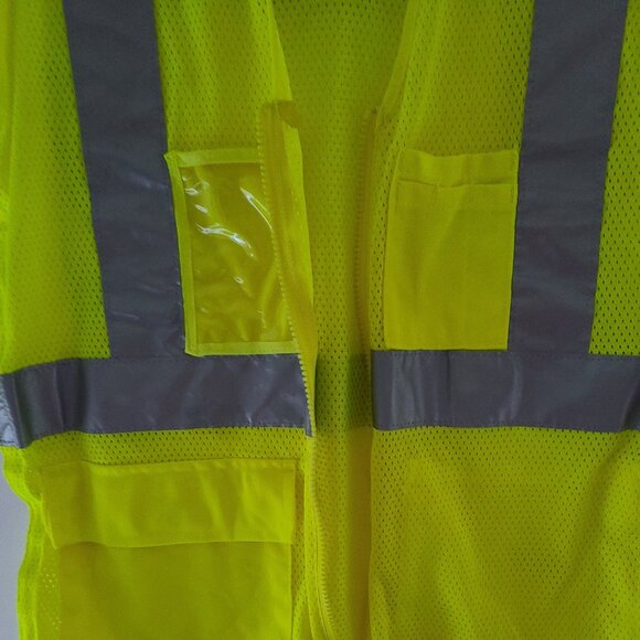 VEA HIGH-VISABILITY REFLECTIVE SAFETY VEST | TYPE R CLASS 2 | SIZE MEDIUM - Picture 3 of 14